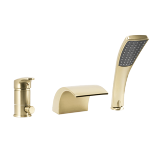 REA - Trojdielna vaňová batéria RIVEN Brush Gold REA-B0494 vyobraziť