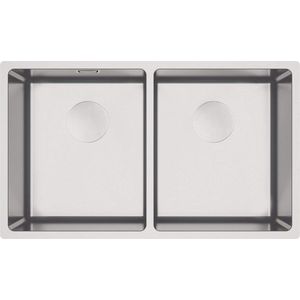 DEANTE DEANTE - Egeria steel Oceľový drez, 2-miska, spodná montáž ZPE_020A vyobraziť