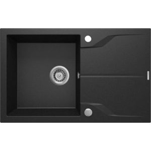 DEANTE DEANTE - Andante grafit metalic - Granitový drez s odkvapkávačom ZQN_G113 vyobraziť