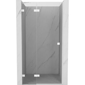 MEXEN/S - Lunar sprchové dvere krídlové ľavé 125, transparent, biela 834-125-000-20-00-L vyobraziť