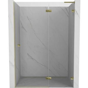 MEXEN/S - Lunar L sprchové dvere krídlové pravé 135, transparent, zlatá 834L-135-000-50-00-P vyobraziť
