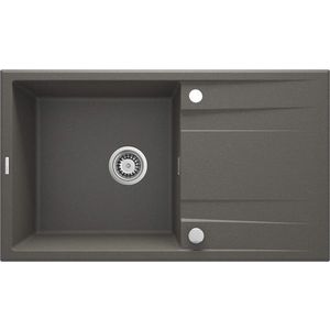DEANTE DEANTE - Eridan antracit metalic - Granitový drez s odkvapkávačom ZQE_T113 vyobraziť