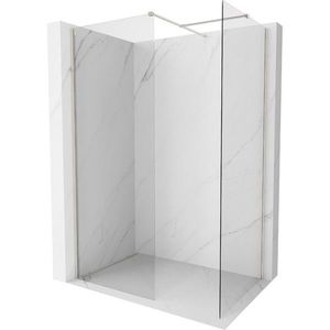 MEXEN/S - Kyoto-X Sprchová zástena WALK-IN 90 x 70, transparent 10 mm, nikel kartáčovaný 800-090-202-97-00-070-X vyobraziť