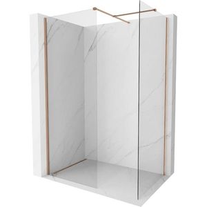 MEXEN/S - Kyoto-X Sprchová zástena WALK-IN 110 x 70, transparent 10 mm, meď kartáčovaná 800-110-202-65-00-070-X vyobraziť