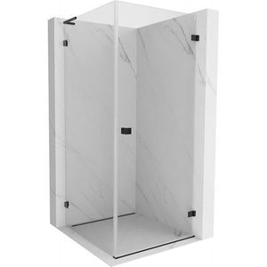 MEXEN/S - Lunar-B L sprchový kút dvere krídlové pravá 70 x 70, transparent, čierna 832L-070-070-70-00-P vyobraziť