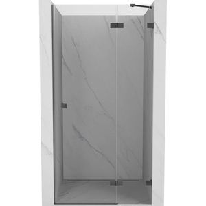 MEXEN/S - Lunar sprchové dvere krídlové pravé 115, transparent, grafit kartáčovaná 834-115-000-66-00-P vyobraziť