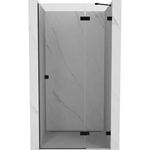 MEXEN/S - Lunar sprchové dvere krídlové pravé 120, transparent, čierna 834-120-000-70-00-P vyobraziť