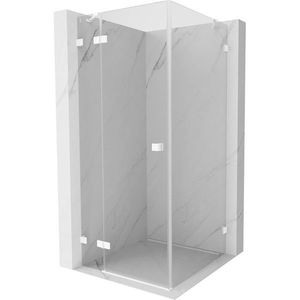 MEXEN/S - Lunar sprchovací kút dvere krídlové ľavá 70 x 70, transparent, biela 834-070-070-20-00-L vyobraziť