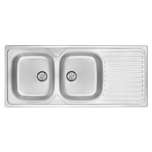 DEANTE DEANTE - Techno nerez dekor - Nerezový drez, 2 - bowl s odkvapkávačom ZEU_3210 vyobraziť