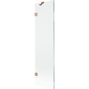 MEXEN/S - Lunar vaňová zástena FIX 50 x 150, transparent, meď kartáčovaná 897-050-000-65-00 vyobraziť