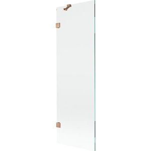 MEXEN/S - Lunar vaňová zástena FIX 60 x 150, transparent, meď kartáčovaná 897-060-000-65-00 vyobraziť