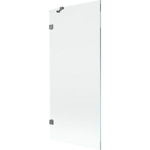 MEXEN/S - Lunar vaňová zástena FIX 80 x 150, transparent, grafit metal 897-080-000-95-00 vyobraziť