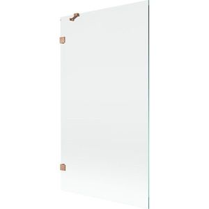 MEXEN/S - Lunar vaňová zástena FIX 100 x 150, transparent, meď kartáčovaná 897-100-000-65-00 vyobraziť