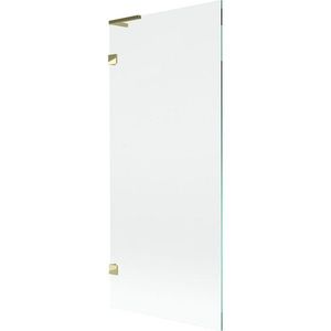 MEXEN/S - Lunar L vaňová zástena FIX 80 x 150, transparent, zlatá 897L-080-000-50-00 vyobraziť