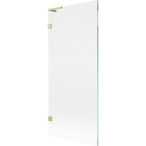 MEXEN/S - Lunar L vaňová zástena FIX 80 x 150, transparent, zlatá kartáčovaná 897L-080-000-55-00 vyobraziť