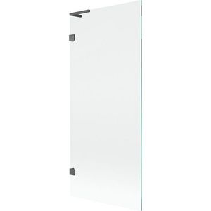 MEXEN/S - Lunar L vaňová zástena FIX 80 x 150, transparent, grafit kartáčovaná 897L-080-000-66-00 vyobraziť