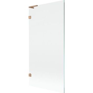 MEXEN/S - Lunar L vaňová zástena FIX 90 x 150, transparent, meď kartáčovaná 897L-090-000-65-00 vyobraziť