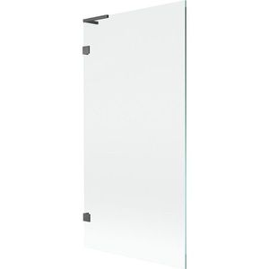 MEXEN/S - Lunar L vaňová zástena FIX 90 x 150, transparent, grafit kartáčovaná 897L-090-000-66-00 vyobraziť