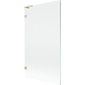 MEXEN/S - Lunar L vaňová zástena FIX 100 x 150, transparent, zlatá kartáčovaná 897L-100-000-55-00 vyobraziť