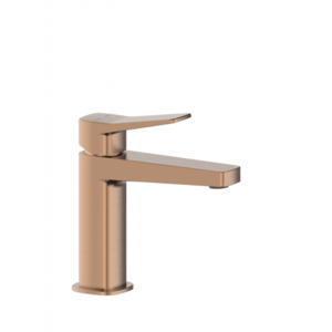 KFA - Batéria Malaga, umývadlová, stojaca so spustom klik-klak, PVD brúsené ružové zlato 4522-815-34 vyobraziť