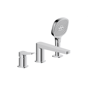 KFA - Batéria Malaga, vaňová, 3-dielna stojaca, chróm 4525-210-00 vyobraziť