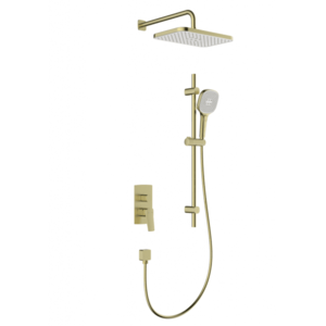 KFA - Súprava sprchová Malaga, podomietková s posuvným drážkovým ramenom, PVD brúsené zlato 4529-301-31 vyobraziť