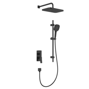 KFA - Súprava sprchová Malaga, podomietková s posuvným drážkovým ramenom, čierna 4529-301-81 vyobraziť