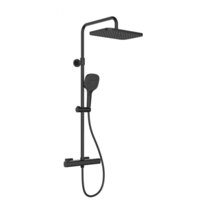 KFA - Dažďová hlavica Malaga s termostatickou sprchou, nástenná, čierna 5756-910-81 vyobraziť