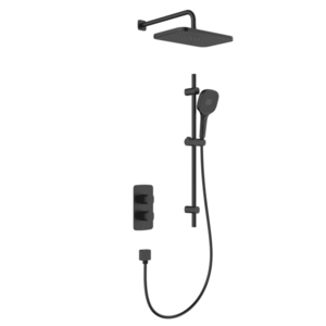KFA - Súprava sprchová Malaga, termostatická, podomietková s posuvným drážkovým ramenom, čierna 5759-301-81 vyobraziť
