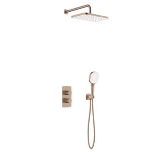 KFA - Súprava sprchová Malaga, termostatická, podomietková, PVD brúsené ružové zlato 5759-501-34 vyobraziť
