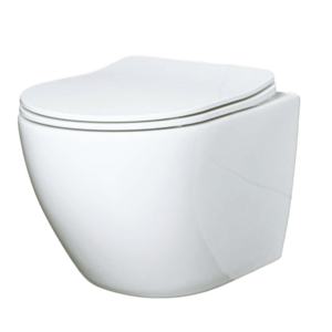 KERRA - Miska WC závesná Delos so sedátkom (biele lesklé) 5907548114099 vyobraziť