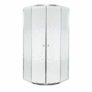 KERRA - Sprchovací kút Biely Pixel 90 (bez vaničky) 5907548117380 vyobraziť