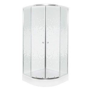 KERRA - Sprchovací kút s vaničkou Pixel 80 (biely) 5907548117472 vyobraziť