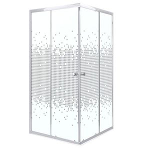 KERRA - Sprchovací kút Biely Pixel SQ 90 (bez vaničky) 5907548118332 vyobraziť