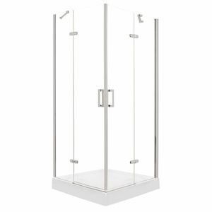 KERRA - Sprchovací kút Flow s vaničkou 80 (chróm) 5907548118455 vyobraziť