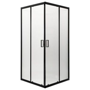 KERRA - Sprchovací kút bez vaničky Soho SQ 80 (čierny) 5907548118745 vyobraziť