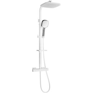 MEXEN/S - CQ33- SPRCHOVÁ SADA S TERMOSTATICKOU BATÉRIU BIELA/ CHROM 772503395-21 vyobraziť