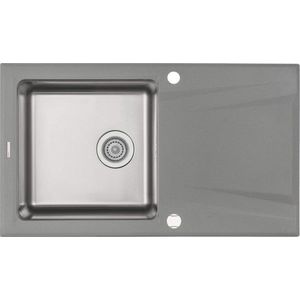 DEANTE DEANTE - Prime šedá metalic - Granitovo - oceľový drez, 1 - bowl s odkvapkávačom ZSR_S113 vyobraziť