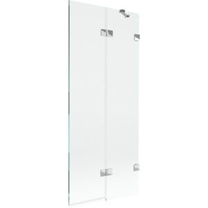 MEXEN/S - Lunar vaňová zástena 2-krídlová pravá 80 x 150, transparent, chróm 897-080-100-01-00-P vyobraziť