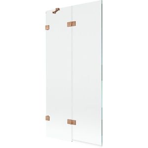 MEXEN/S - Lunar vaňová zástena 2-krídlová ľavá 90 x 150, transparent, meď kartáčovaná 897-090-100-65-00-L vyobraziť