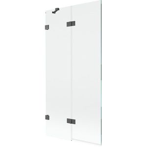 MEXEN/S - Lunar vaňová zástena 2-krídlová ľavá 90 x 150, transparent, grafit kartáčovaná 897-090-100-66-00-L vyobraziť