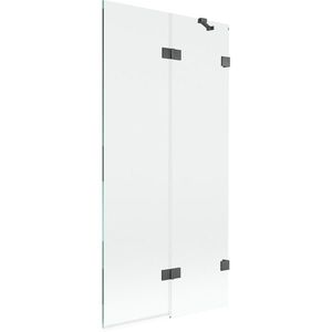 MEXEN/S - Lunar vaňová zástena 2-krídlová pravá 90 x 150, transparent, grafit kartáčovaná 897-090-100-66-00-P vyobraziť