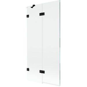 MEXEN/S - Lunar vaňová zástena 2-krídlová ľavá 90 x 150, transparent, čierna 897-090-100-70-00-L vyobraziť