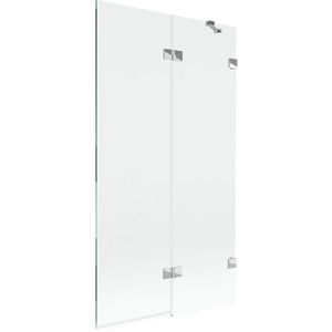 MEXEN/S - Lunar vaňová zástena 2-krídlová pravá 100 x 150, transparent, chróm 897-100-100-01-00-P vyobraziť
