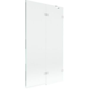 MEXEN/S - Lunar vaňová zástena 2-krídlová pravá 100 x 150, transparent, biela 897-100-100-20-00-P vyobraziť