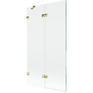 MEXEN/S - Lunar vaňová zástena 2-krídlová ľavá 100 x 150, transparent, zlatá 897-100-100-50-00-L vyobraziť