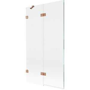 MEXEN/S - Lunar vaňová zástena 2-krídlová ľavá 100 x 150, transparent, meď kartáčovaná 897-100-100-65-00-L vyobraziť