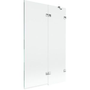 MEXEN/S - Lunar vaňová zástena 2-krídlová pravá 110 x 150, transparent, chróm 897-110-100-01-00-P vyobraziť