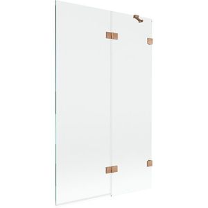 MEXEN/S - Lunar vaňová zástena 2-krídlová pravá 110 x 150, transparent, meď kartáčovaná 897-110-100-65-00-P vyobraziť