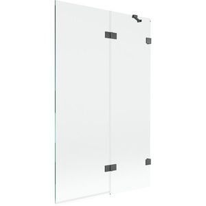 MEXEN/S - Lunar vaňová zástena 2-krídlová pravá 110 x 150, transparent, grafit kartáčovaná 897-110-100-66-00-P vyobraziť